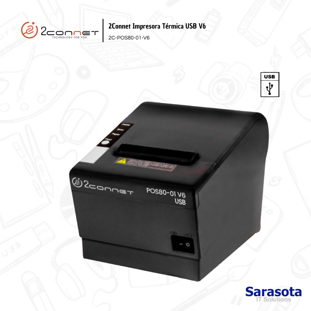accesorios para electronica - Connet Impresora Térmica USB Nueva Versión V6 0