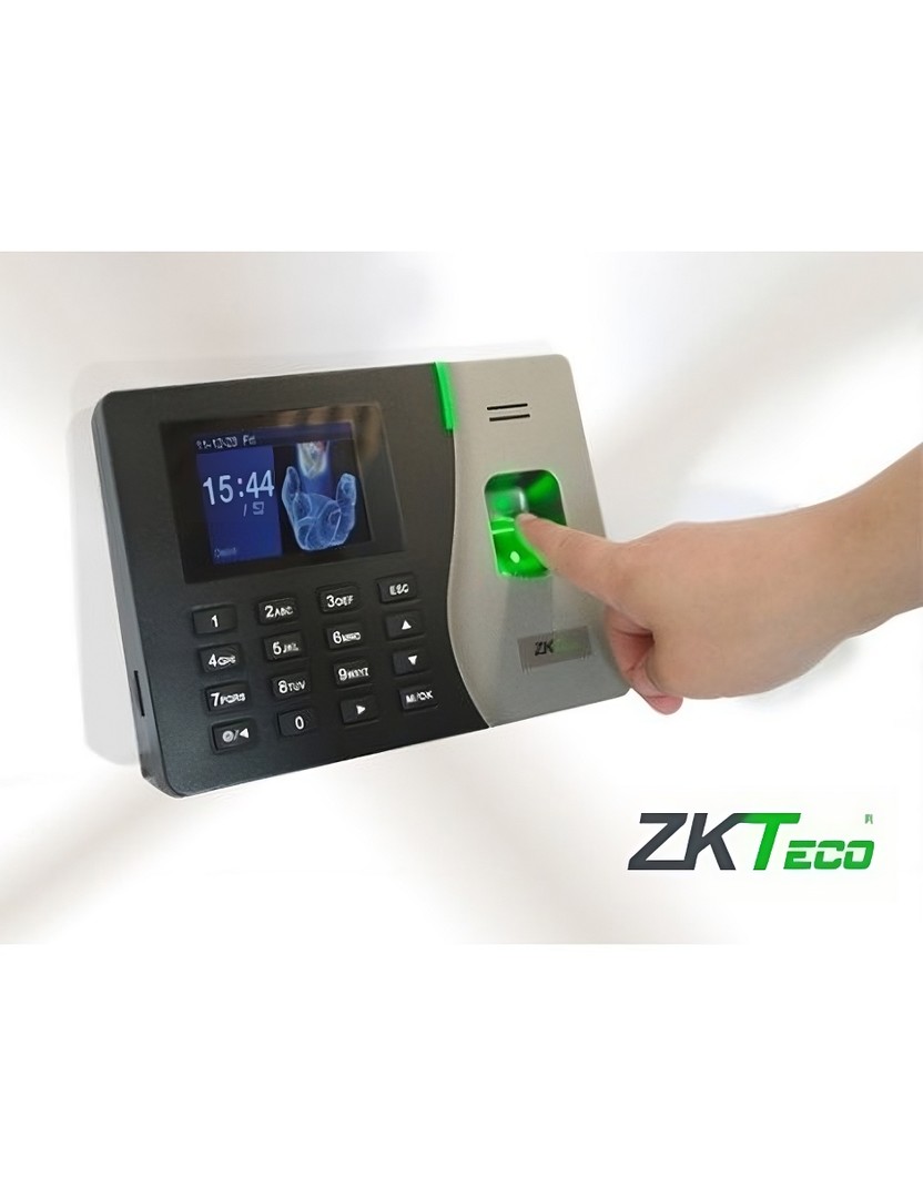 equipos profesionales - Reloj Biometrico Ponchador De Asistencia ZKTeco reloj digital de huellas. 9