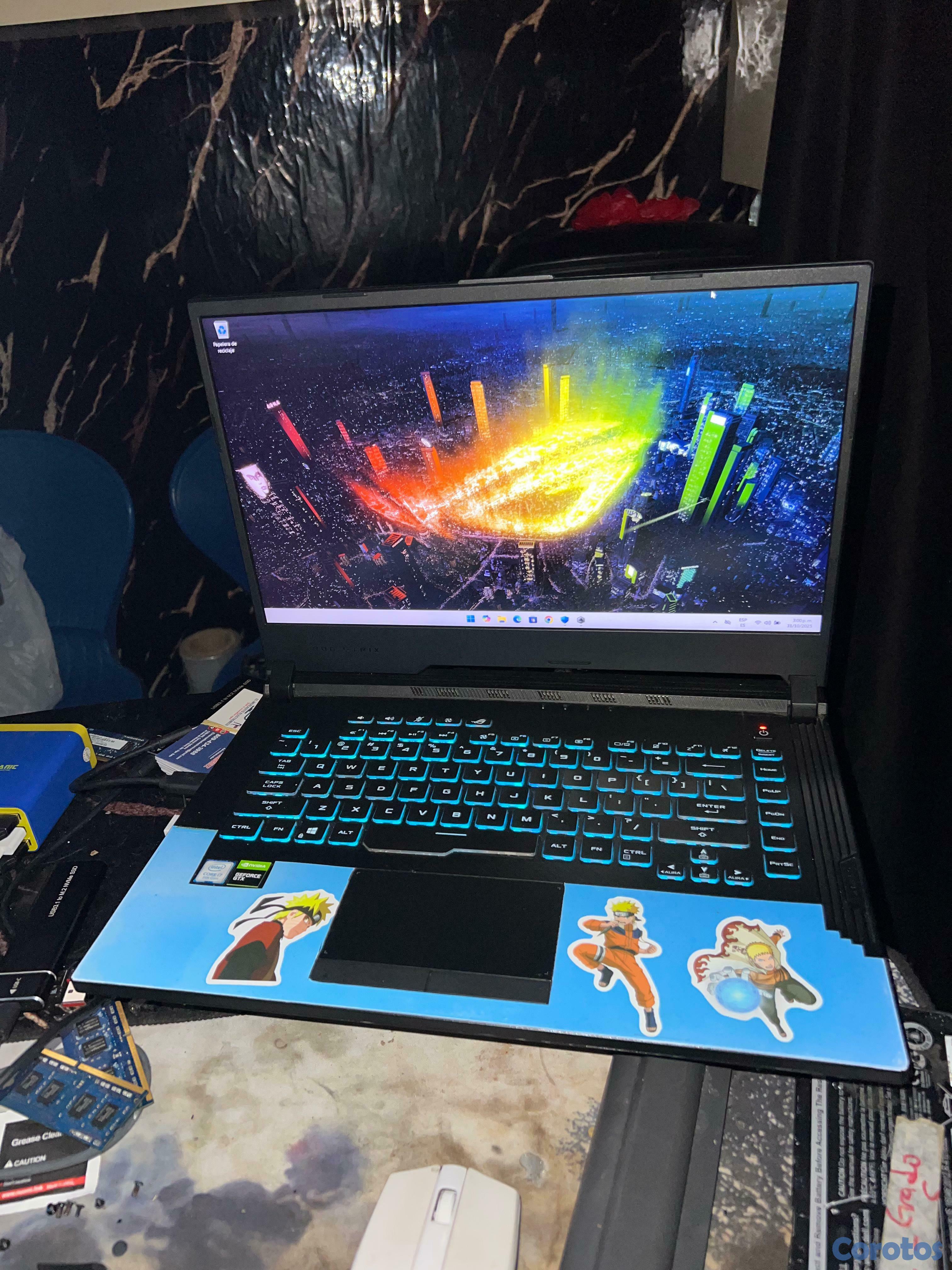 computadoras y laptops - Asus Rog Strix G531GT/ i7-9750H @2.60Ghz /16gb/NVI 1