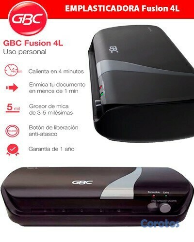 impresoras y scanners - Plastificadora .Laminadora de Carnet GBC Fusion 4L
P6664 1