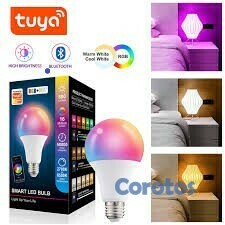 otros electronicos - Bombillo Inteligente RGB +16M Colores App Tuya 2