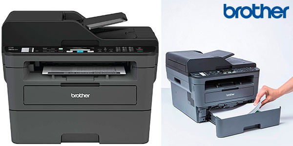 impresoras y scanners - MULTIFUNCIONAL  BROTHER LASER MFCL2710DW  BLANCO Y NEGRO  ESCANER,COPIADORA,IMPR