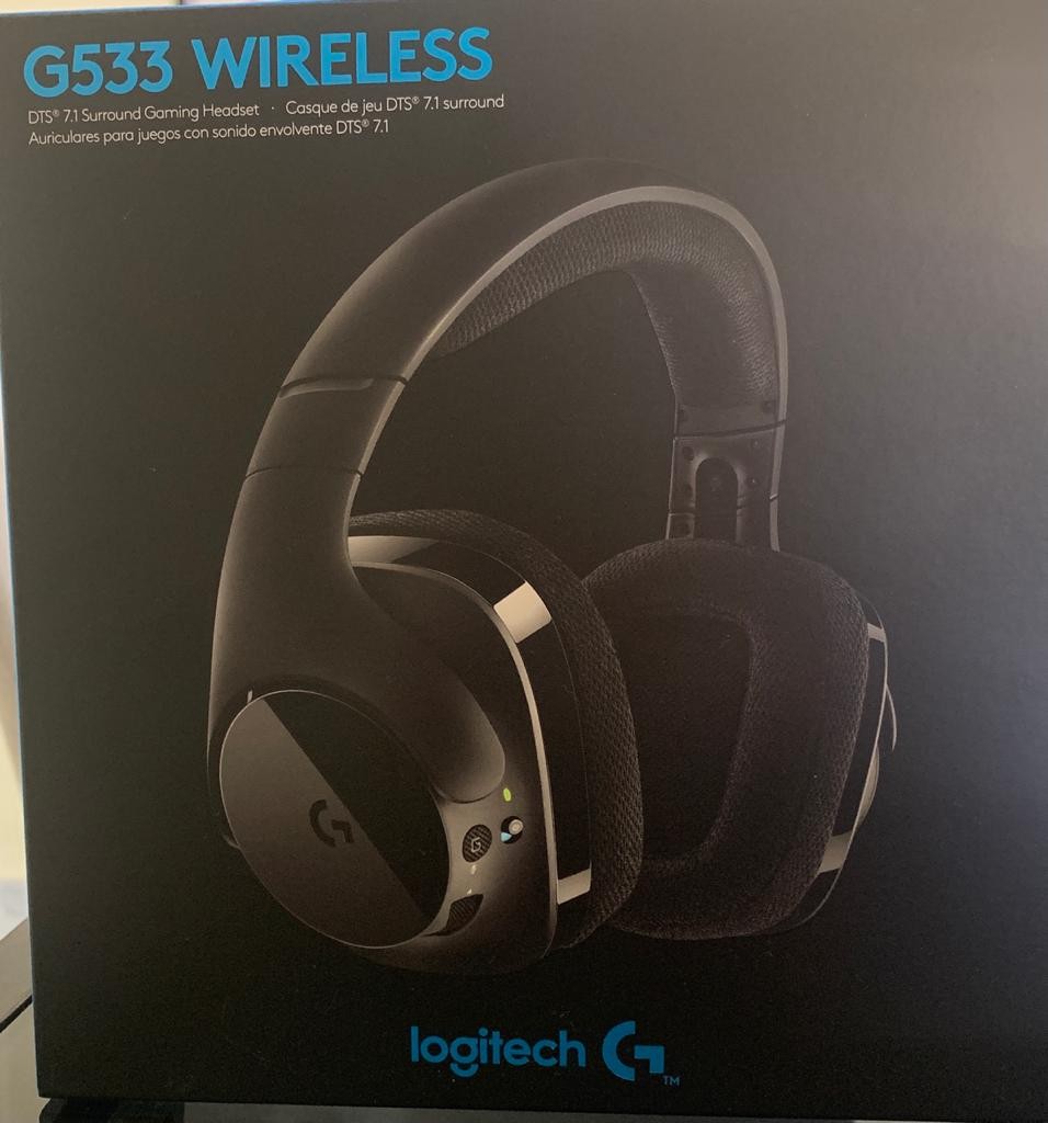 camaras y audio - Audifonos nuevos Logitech G533 parlantes inalámbricos para juegos. NUEVO 0