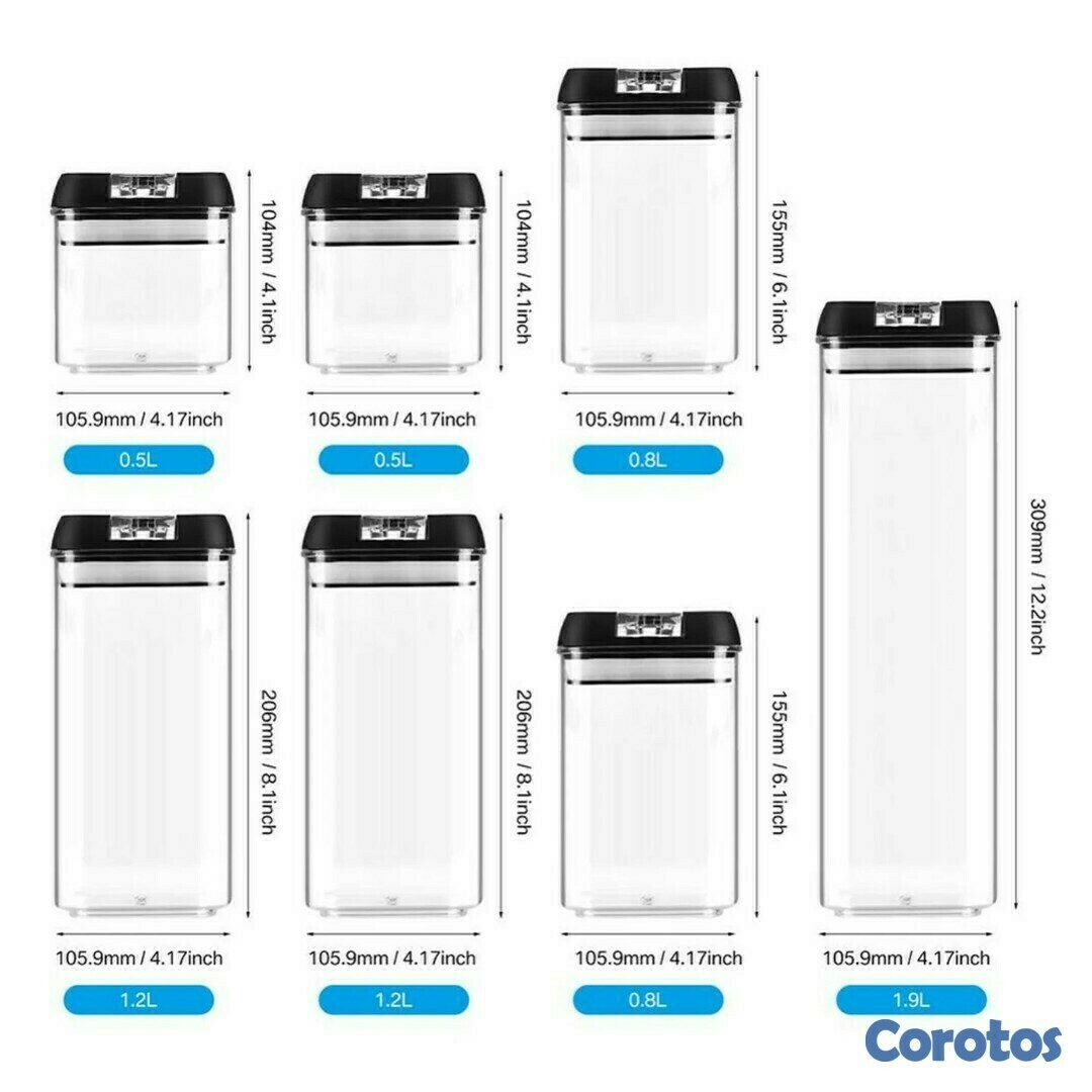 cocina - CONTENEDOR DE ALIMENTOS 7 PIEZAS 4