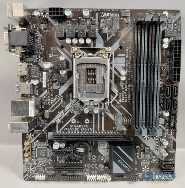 computadoras y laptops - COMBO MOTHERBOARD + PROCESADOR
B365M DS3H + i5 8600k 3.60 ghz boost 4.10 ghz 2