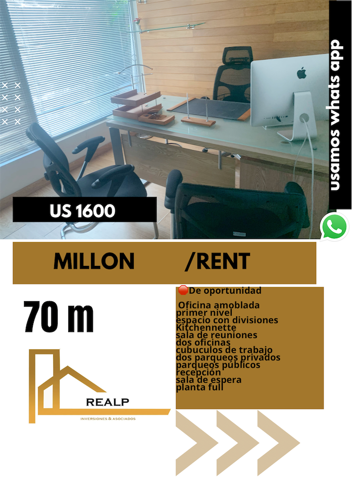oficinas y locales comerciales - Oficina corporativa prienr nivel amoblada  0