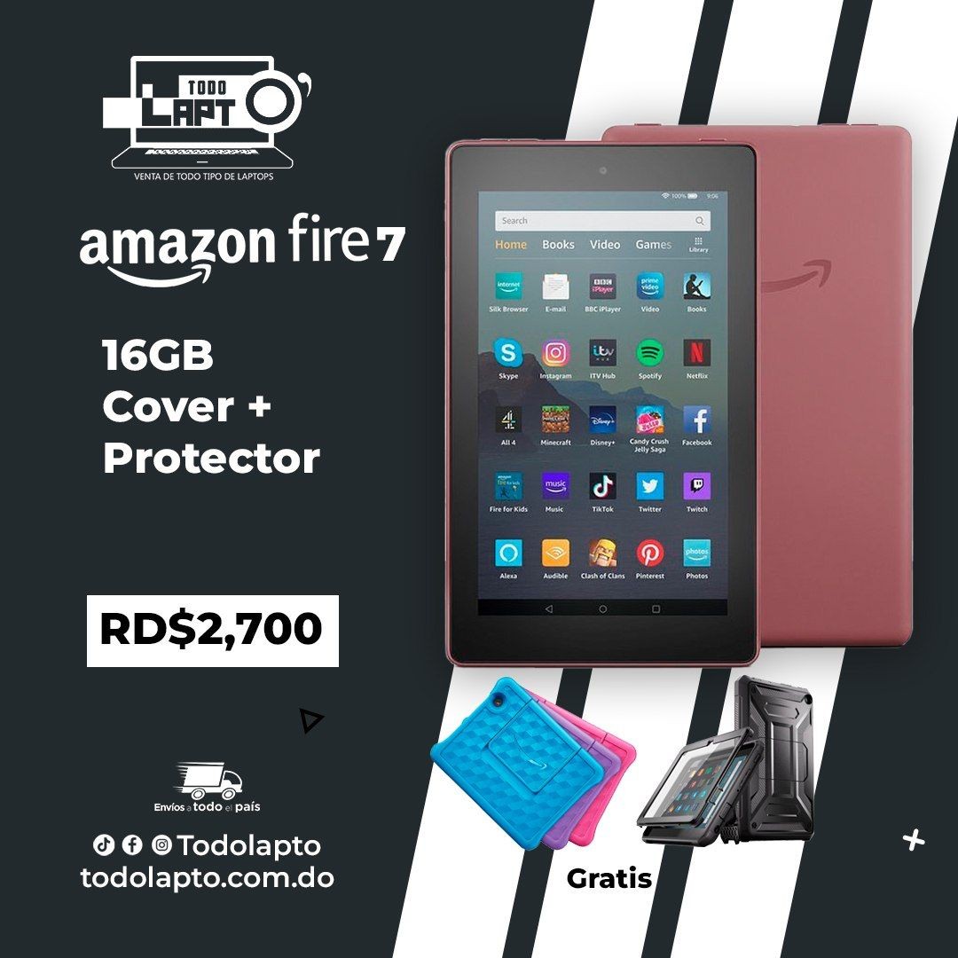 celulares y tabletas - TABLET AMAZON FIRE 7 