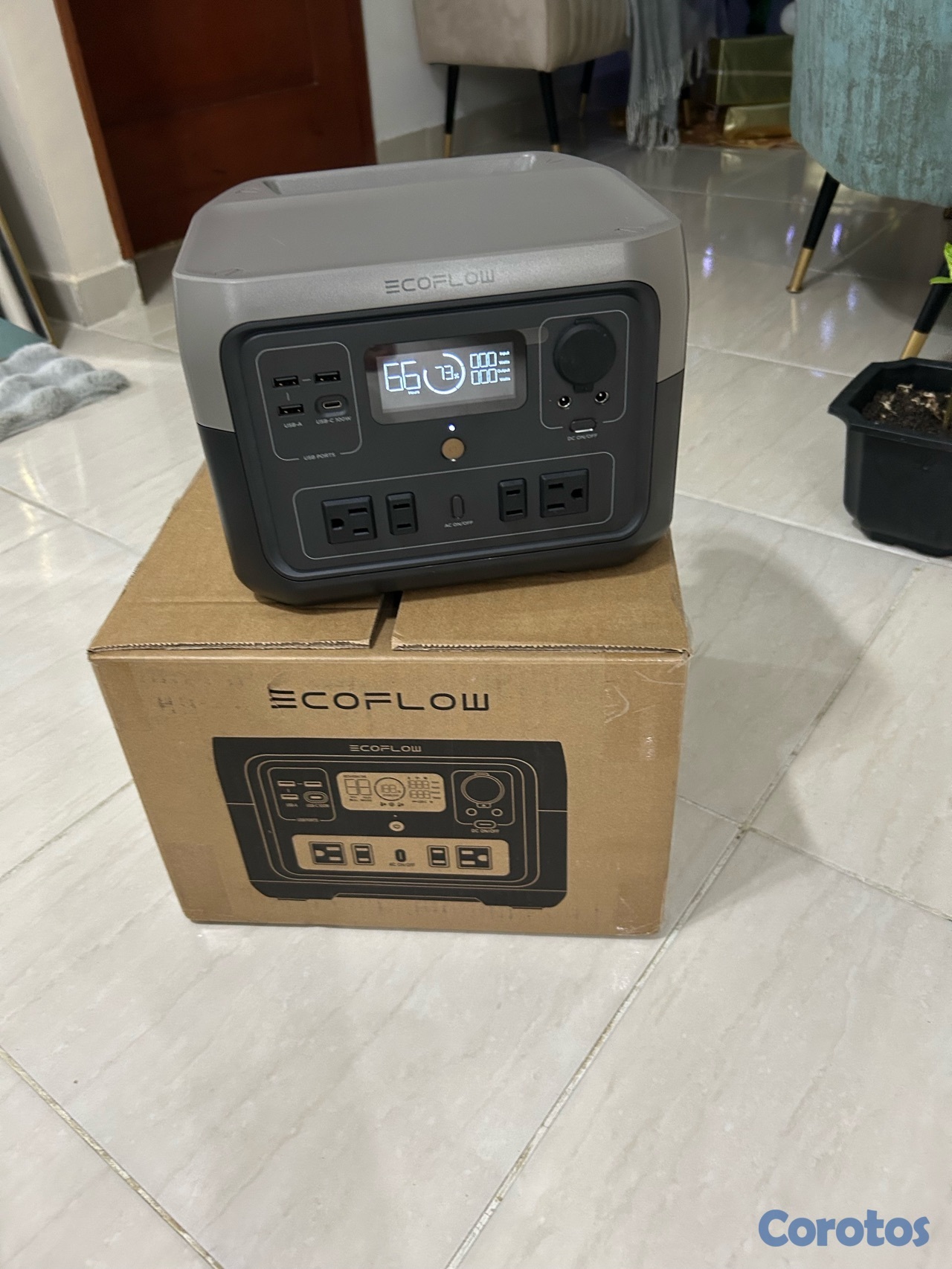 plantas e inversores - Ecoflow Rivel 2 pro 1000W  1