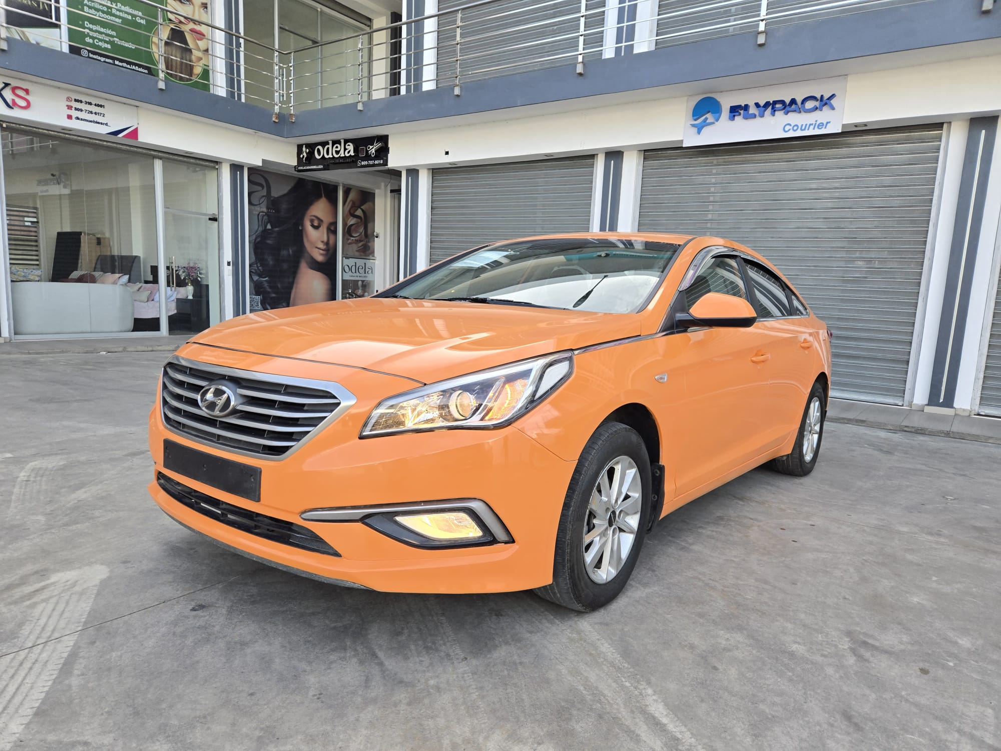 carros - HYUNDAI SONATA LF 2018 NARANJA