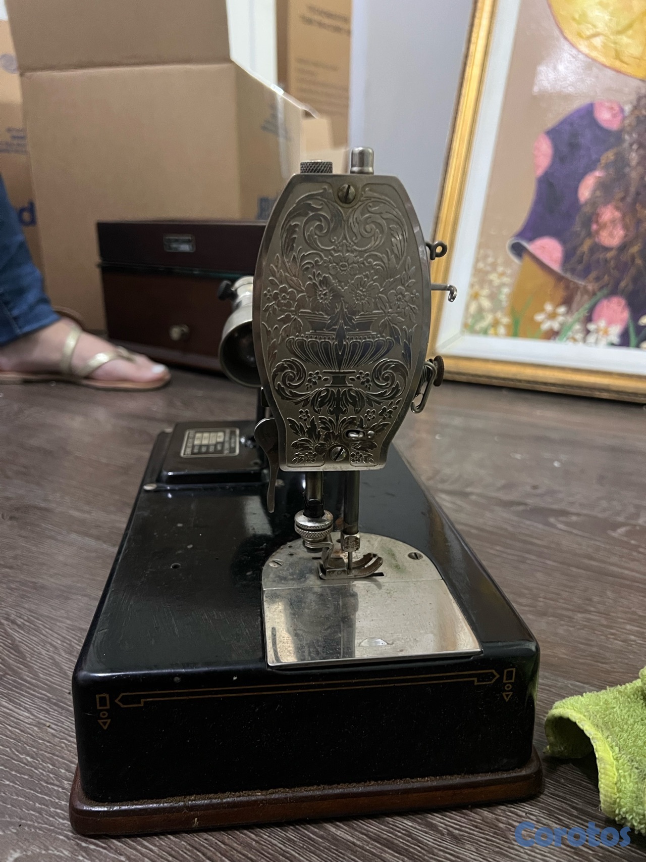 arte y antigüedades - máquina de coser antigua 3