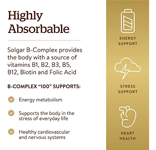 Salud y Equipamiento Médico - Solgar B-complex 250 Capsulas Promueve El Metabolismo 3