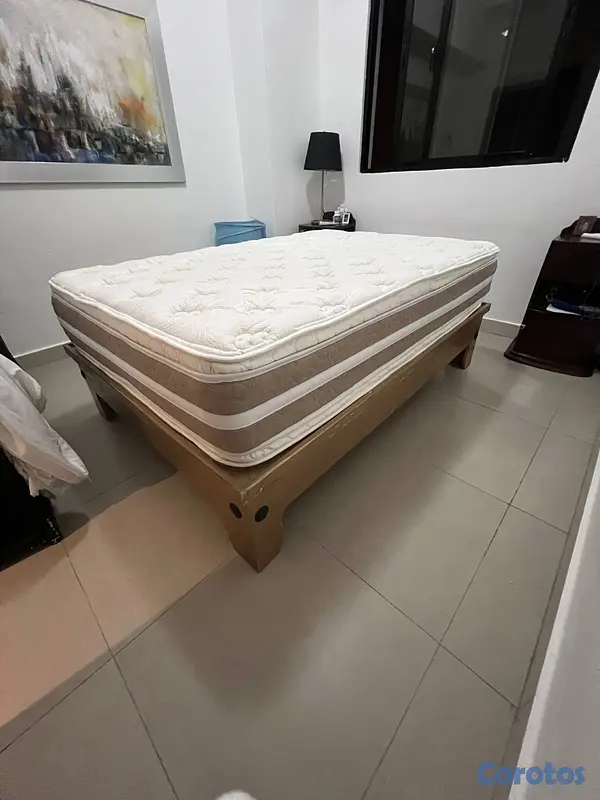 muebles y colchones - Cama Colchon Queen Doble Pillow Top SERTA 4
