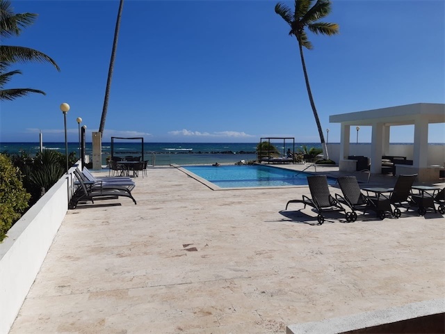 apartamentos - Venta de apartamento amueblado en Juan Dolio con 227mts frente a la playa
