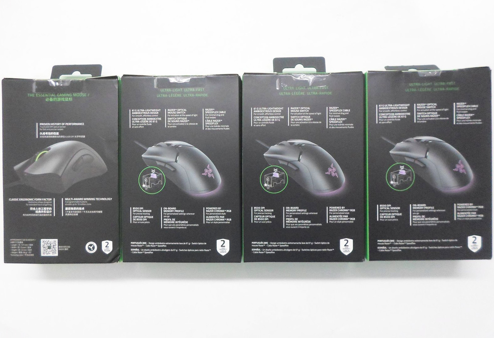 computadoras y laptops - Mouse Razer Viper Mini Gaming 8500 DPI 6 Buttons RGB 6
