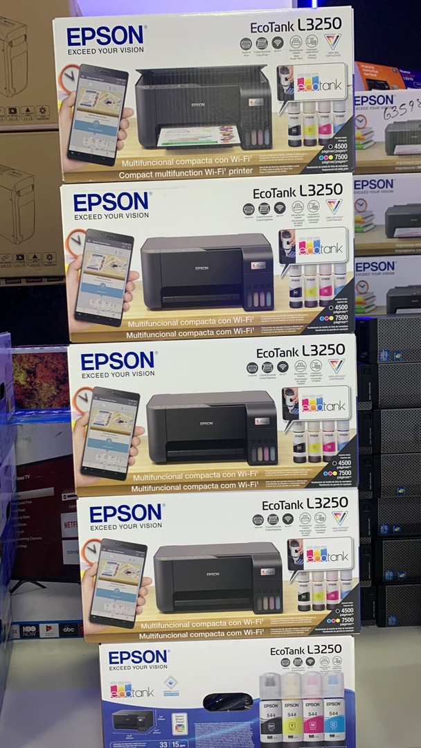 impresoras y scanners - Impresora Multifuncional Inlámbrica EcoTank L3250