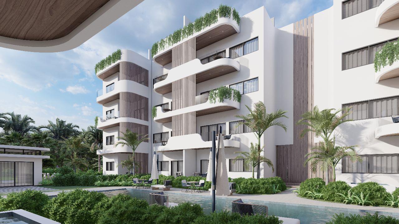 apartamentos - Apartamentos de 1 y 2 habitaciones con vista a la piscina en Punta Cana