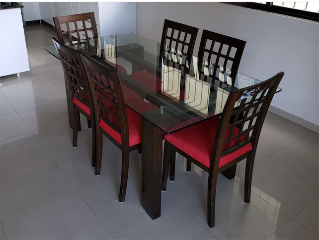 muebles y colchones - Comedor de 6 sillas