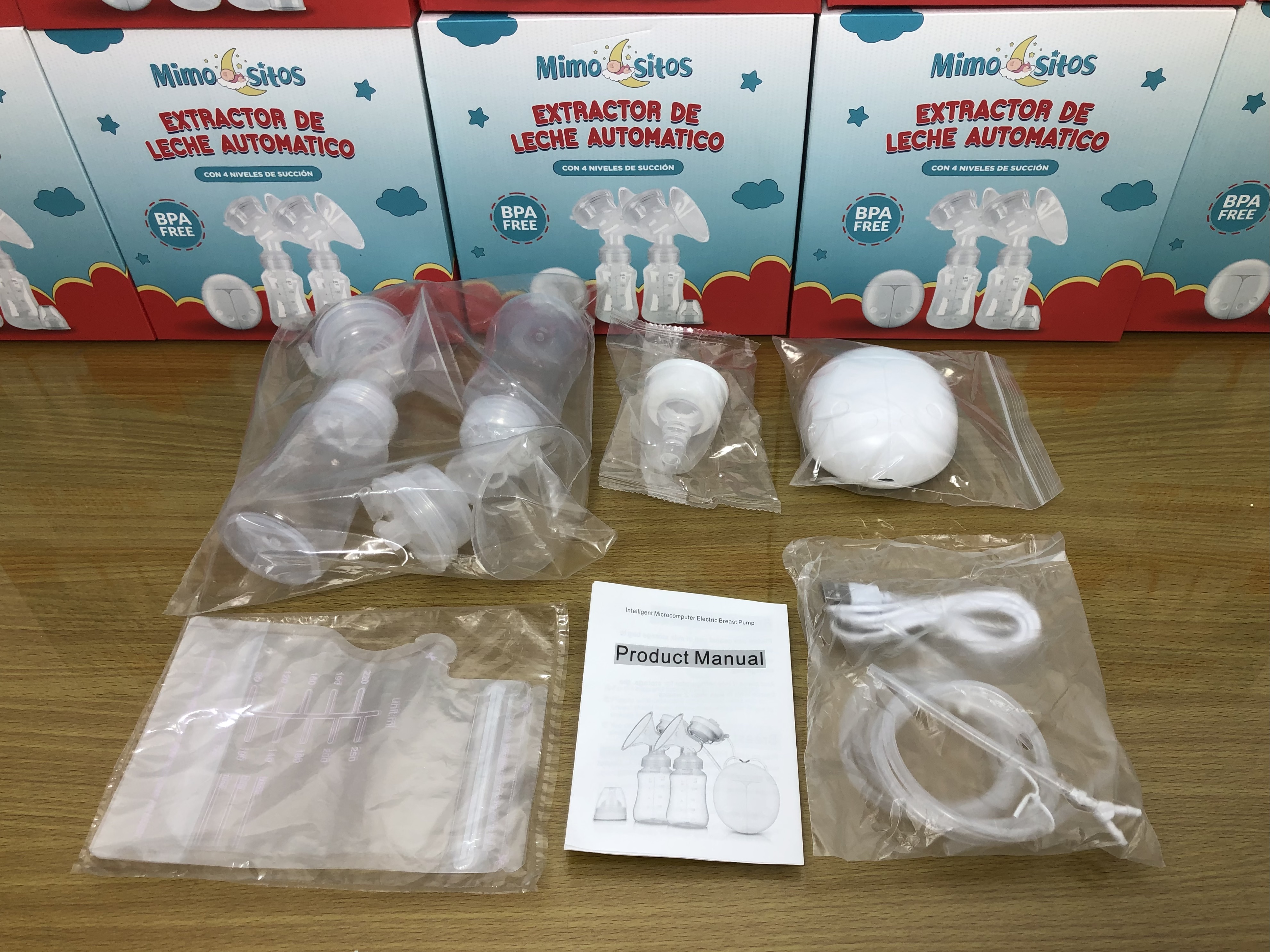 accesorios - Extractor de leche doble nuevo  con garantia