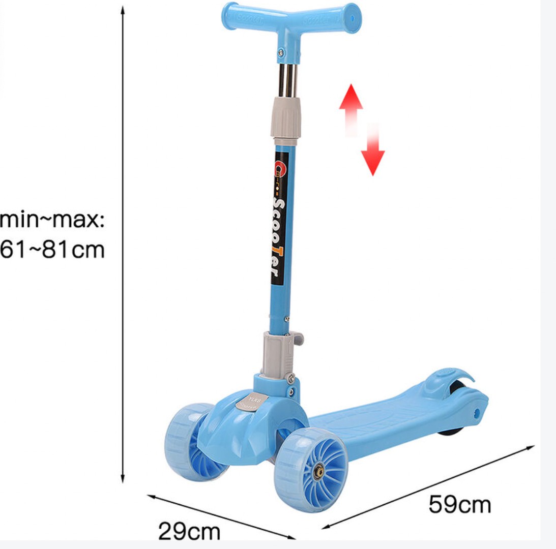 juguetes - Mini Scooter para niños de 3 ruedas monopatin patineta 1