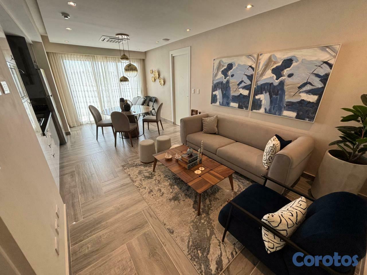 apartamentos - Apartamento Totalmente Amueblado en venta en Torre 2