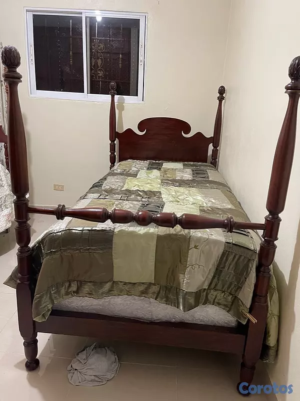muebles y colchones - Dos cama twin con todos y colchon 13 mil por cada uno  2