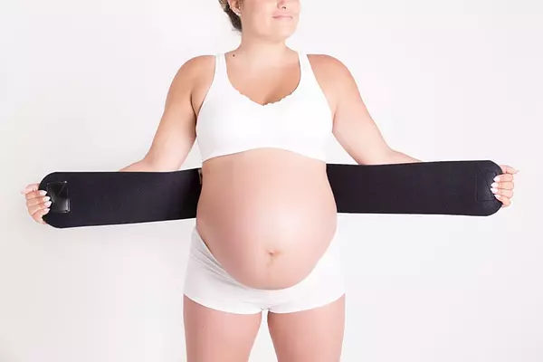 cuidado y nutricion - Soporte para embarazadas barriga cinturón de maternidad faja 4