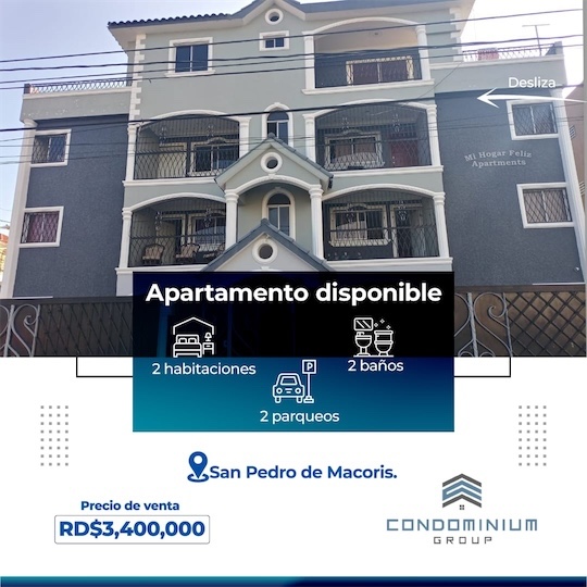 apartamentos - Apartamento en San Pedro de Macoris