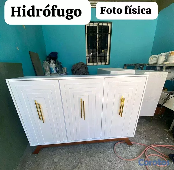 decoración y accesorios - credenza en hidrófugo  2