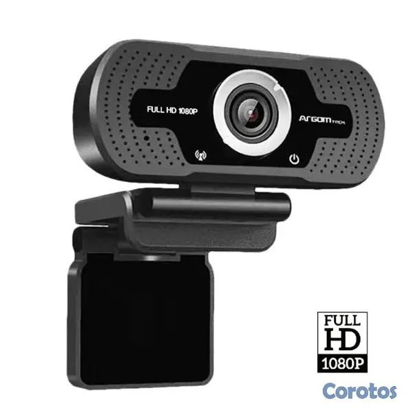 computadoras y laptops - Webcam Full HD 1080P Argom + TRÍPODE Y MICRÓFONO 2