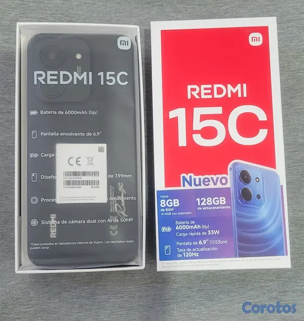 celulares y tabletas - CELULAR REDMI 15C 6