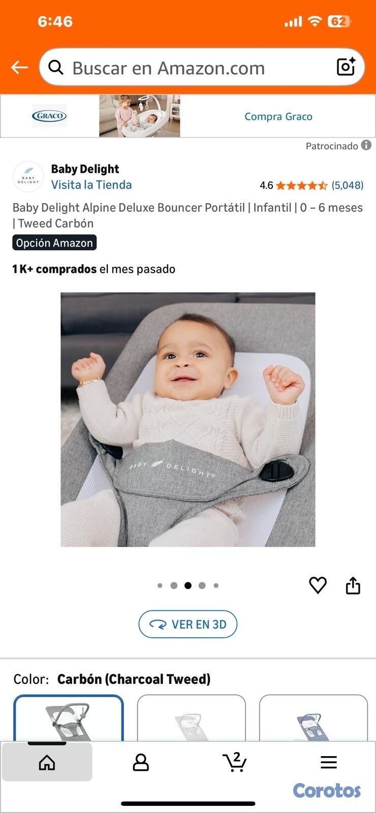muebles - silla bouncer para Bebe nueva  2