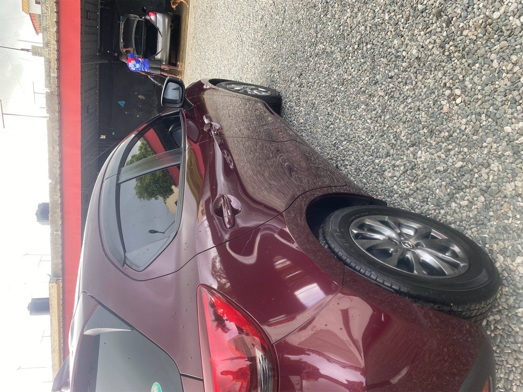 carros - Mazda demio 2018 rojo Gasolina full 7