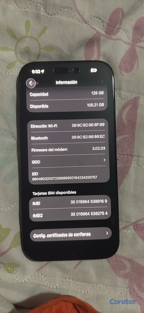 celulares y tabletas - iPhone 15 negociable turbo sim 2
