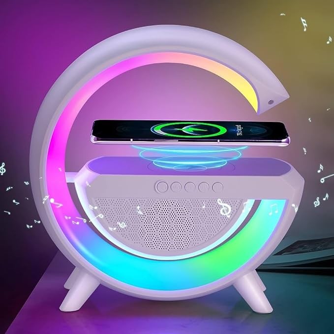 accesorios para electronica - Altavoz Bluetooth SRS 3 en 1 + Cargador Inalámbrico + Lámpara Led Modelo BT 2301 1