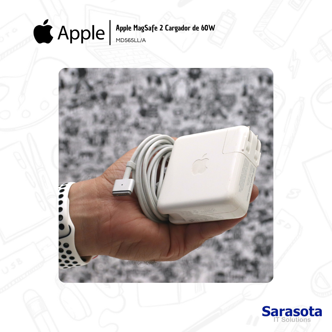 accesorios para electronica - Apple Cargador MagSafe 2 60W para MacBook Pro  13" 1
