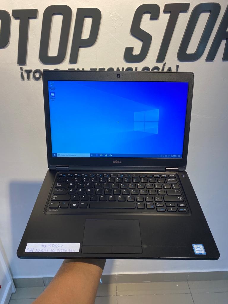 Laptop Dell Latitude 5480 Core i5 6ta 8GB RAM 256GB SSD Windows 10 instalado.
