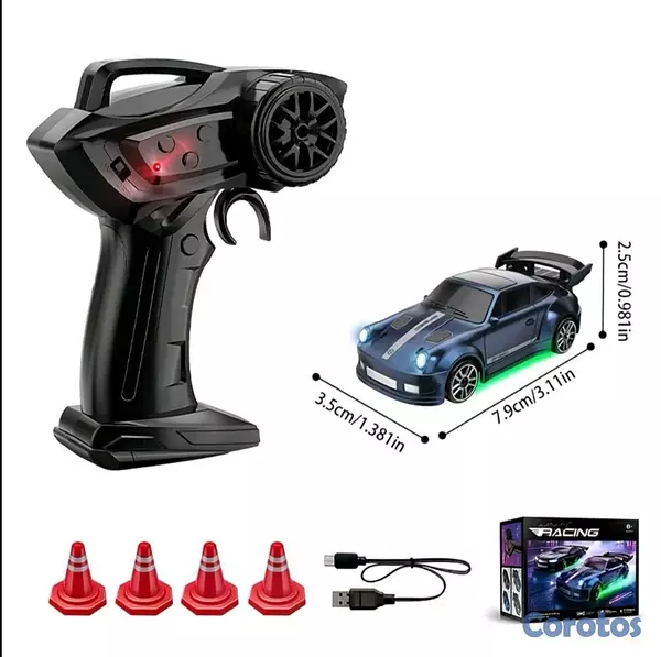 juguetes - Mini Carro drift de control remoto 1:64 2