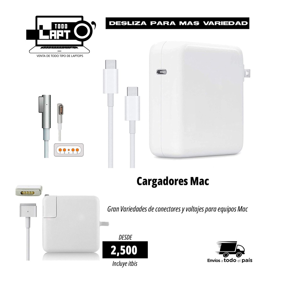 Otros productos - CARGADOR DE MACBOOK 