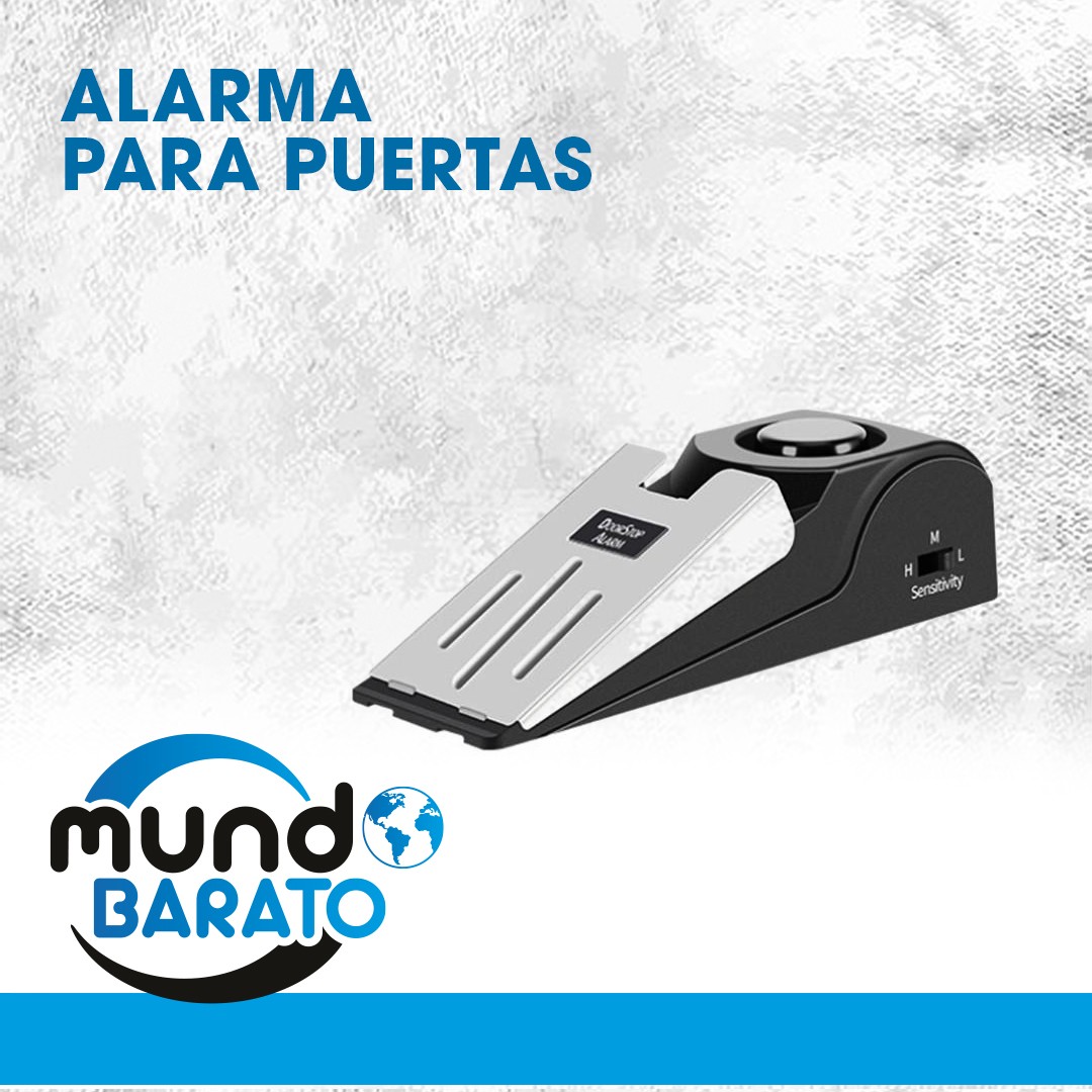 herramientas, jardines y exterior - Alarma de detención de puerta, ideal para seguridad en viajes,  1