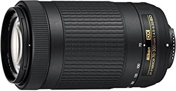 Lente ED Nikon AF-P DX NIKKOR, 70-300mm f / 4.5-6.3G para cámaras