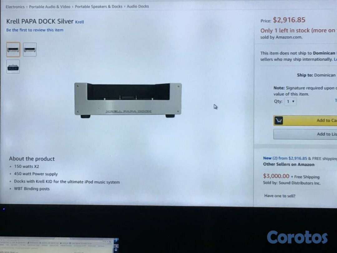 camaras y audio - AMPLIFICADOR Y PREAMPLIFICADOR KRELL 6