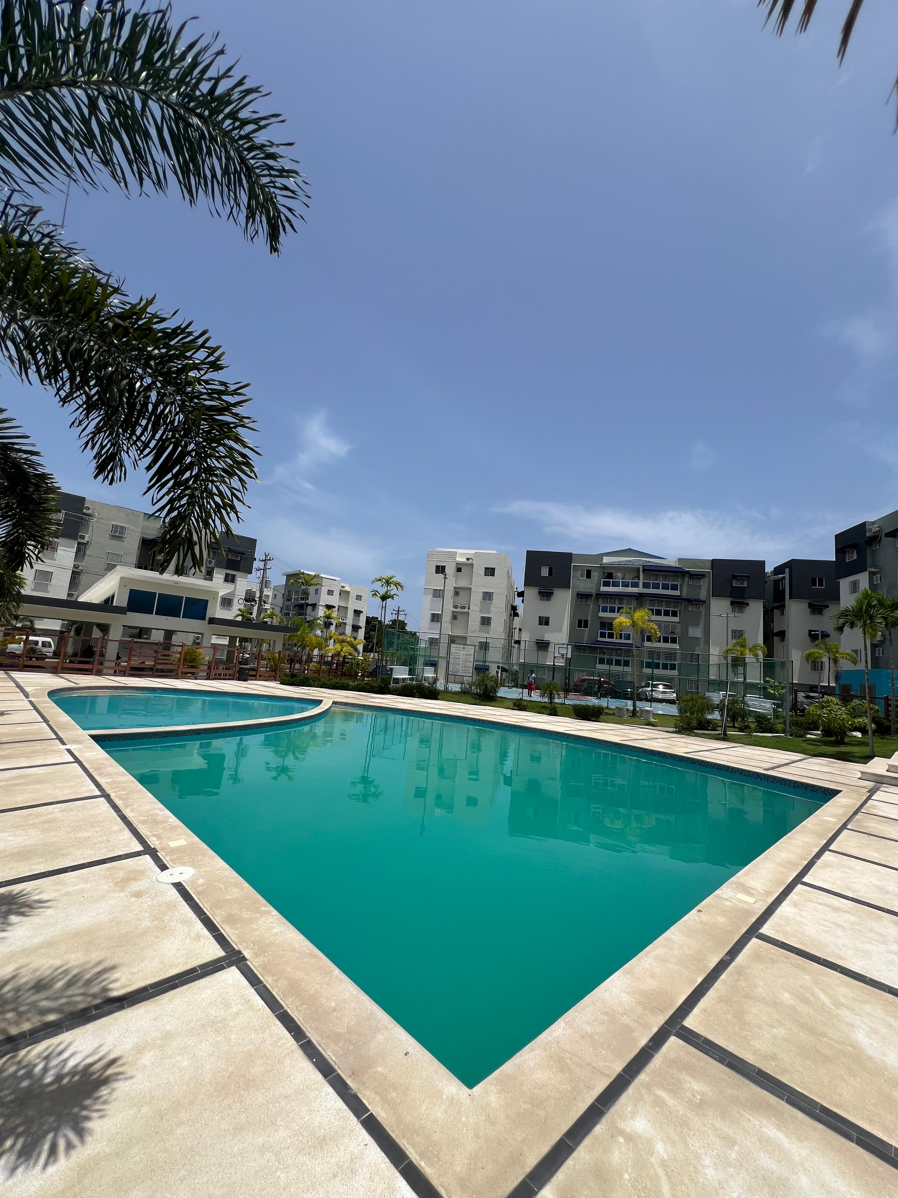 apartamentos - Se alquila apartamento nuevo en la charles de gaulle prox. Al Ney Arias Lora 8