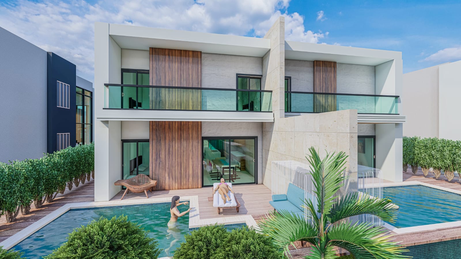 casas - Villas en Punta Cana en construcción
