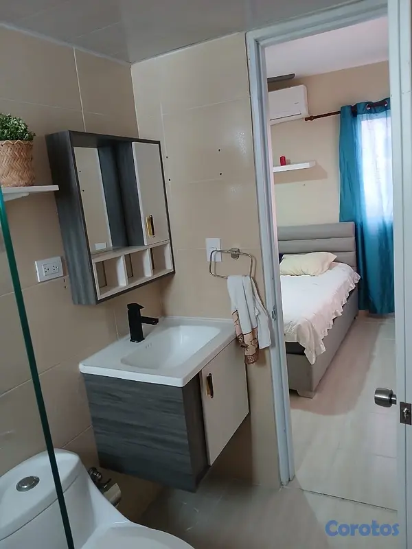 apartamentos - Se Renta apartamento amueblado de 2 habs. 2 baños en Ciudad del Sol Verón Bávaro 9
