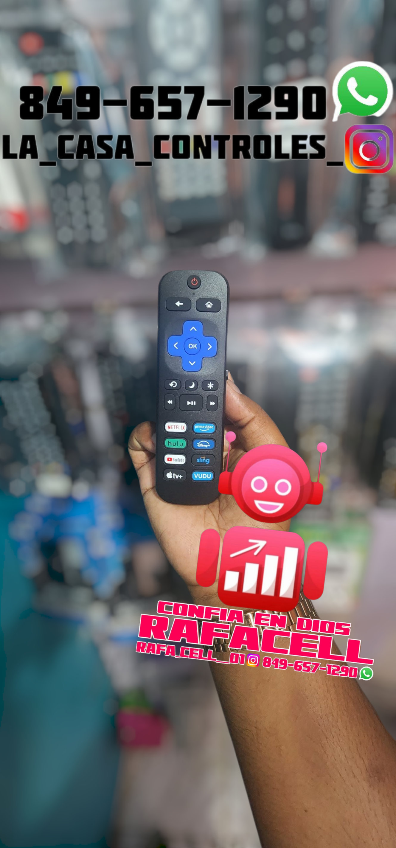 tv - CONTROL REMOTO ROKU TCL ELEMENTOS JVC  0