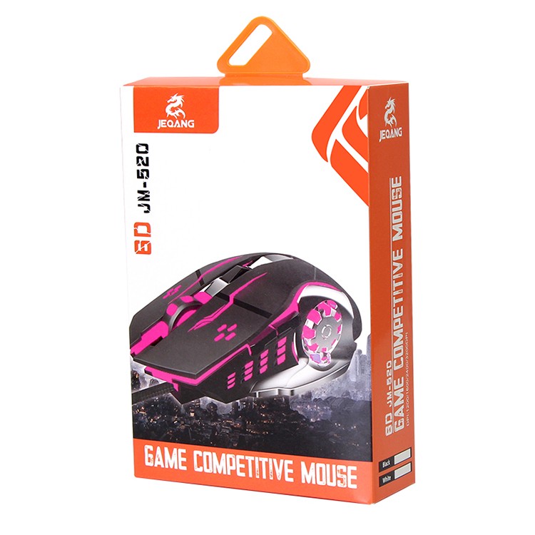otros electronicos - Mouse Gaming JM - 520 RGB USB Luz Led Multicolor
 3