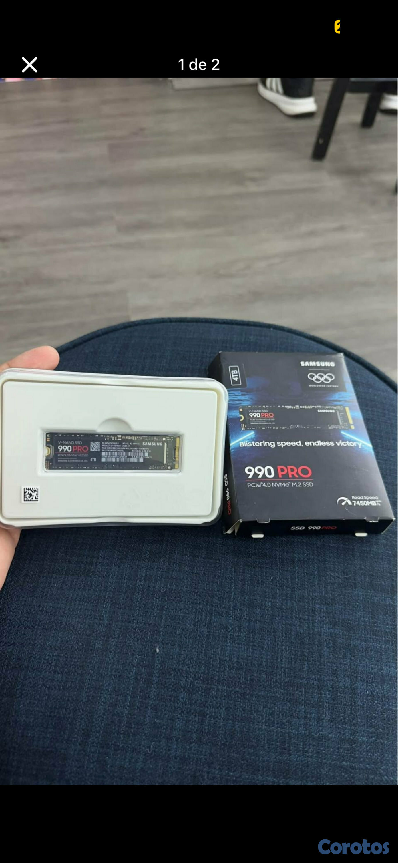 computadoras y laptops - SSD 4TB SAMSUNG 990 PRO