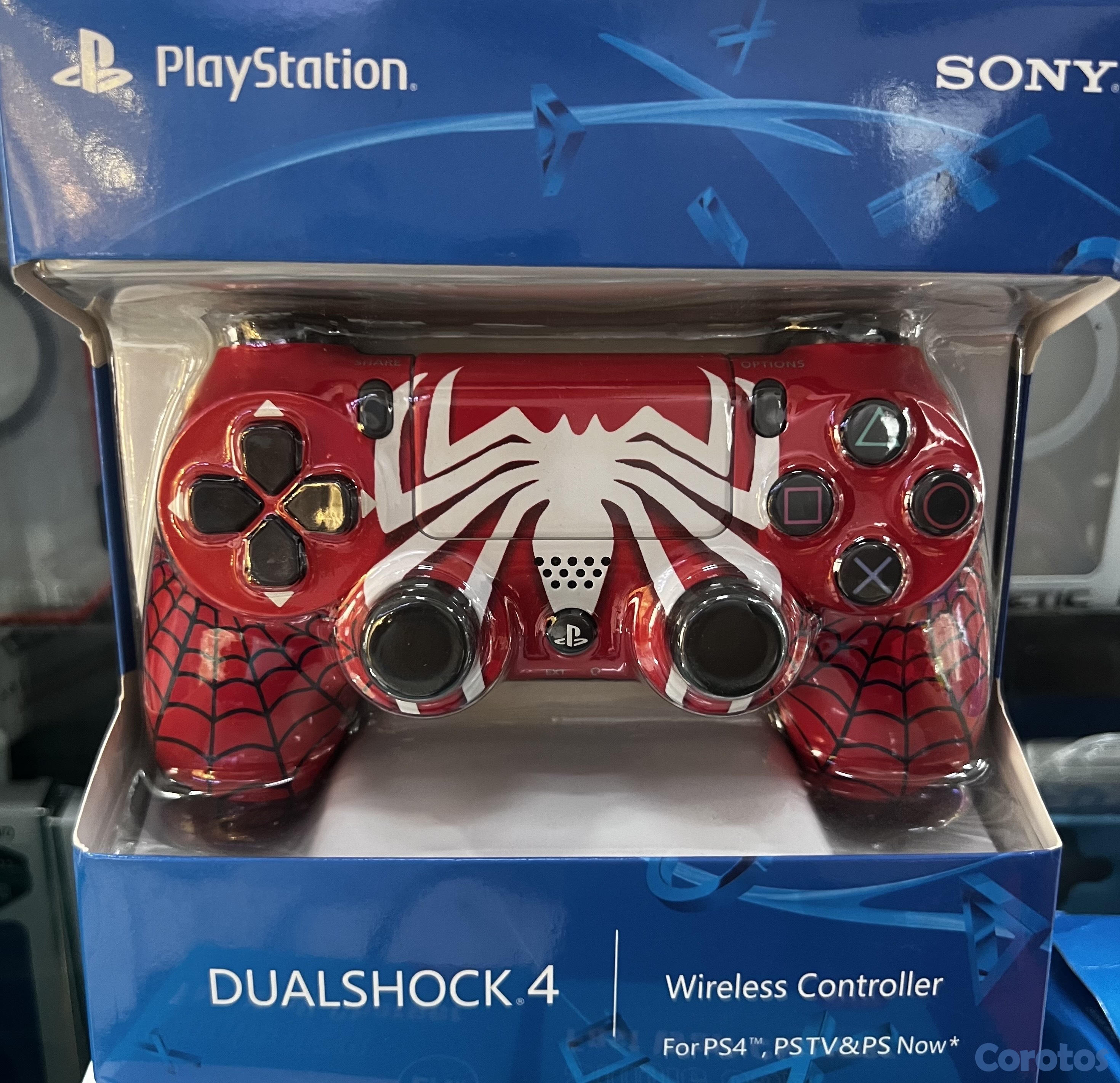 consolas y videojuegos - Control de PS4 - Spiderman Y Barca 1