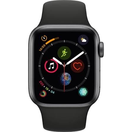 celulares y tabletas - Apple Watch Series 4 negro en excelente estado – ¡funcionando perfecto! 2