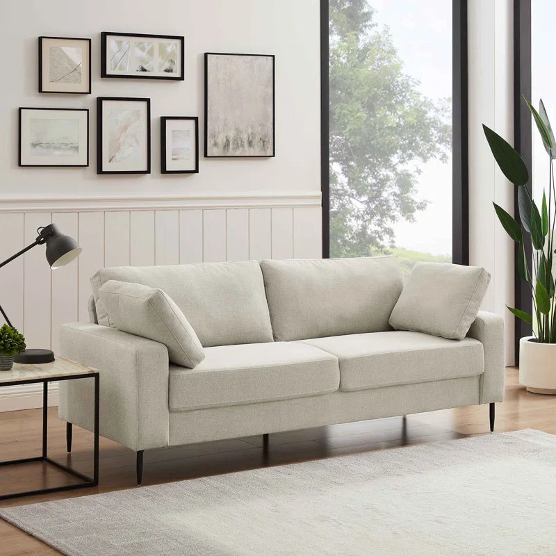 muebles y colchones - Mueble moderno de 2 plazas - Con Tela de Canvas 0